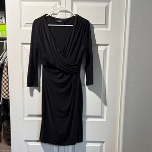 Lauren Ralph Lauren Black Long Sleeve Dress